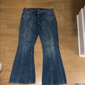 Y2K American Eagle Outfitters Blue Flare Jeans